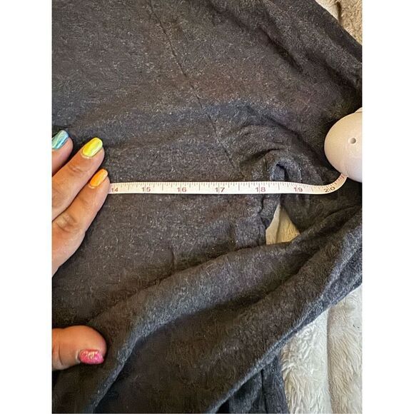 Victoria’s Secret VS large pink hooded full zip up sweatshirt angel wings grey - Picture 4 of 8